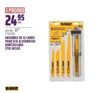 Gagnon - La Grande Quincaillerie ENSEMBLE DE 12 LAMES POUR SCIE ALTERNATIVE BIMÉTALLIQUE ÉTUI INCLUS offer