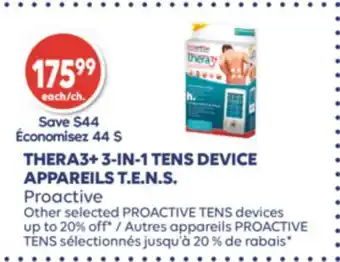 Wellwise by Shoppers APPAREILS T.E.N.S. Proactive offer