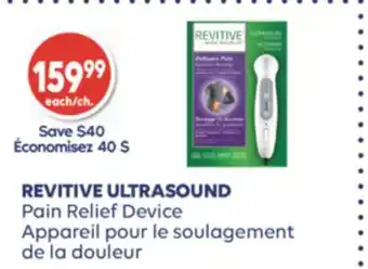 Wellwise by Shoppers REVITIVE ULTRASOUND Appareil pour le soulagement de la douleur offer