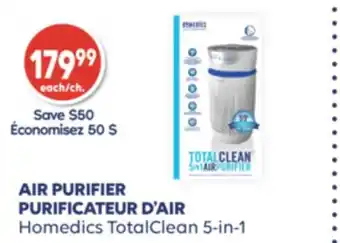 Wellwise by Shoppers AIR PURIFIER PURIFICATEUR D'AIR Homedics offer