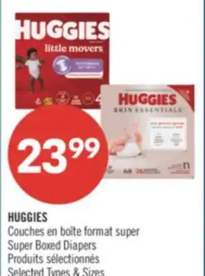 Pharmaprix HUGGIES Super Boxes Diapers offer