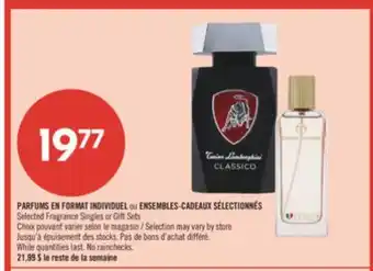 Pharmaprix Selected Fragrance Singles or Gift Sets offer