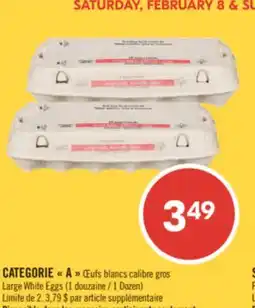 Pharmaprix CATEGORIE A Large White Eggs offer