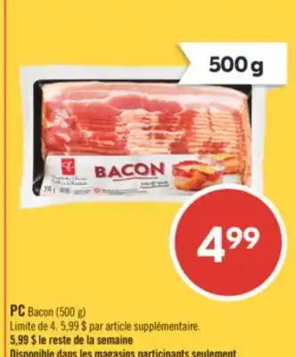 Pharmaprix PC Bacon offer