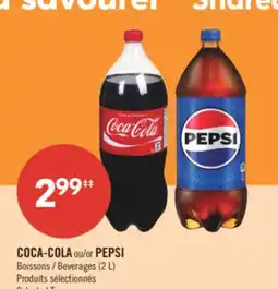 Pharmaprix COCA-COLA or PEPSI Beverages offer