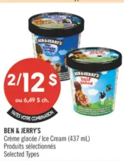 Pharmaprix BEN & JERRY'S Ice Cream offer