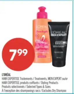 Pharmaprix LOREAL HAIR EXPERTISE Treatments, MEN EXPERT or HAIR EXPERTISE Styling Products offer