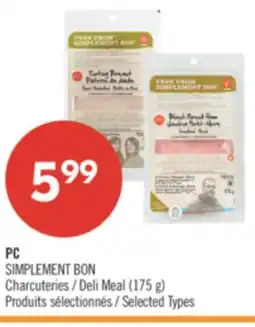 Pharmaprix PC SIMPLEMENT BON Deli Meal offer