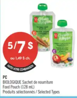 Pharmaprix PC BIOLOGIQUE Food Pouch offer