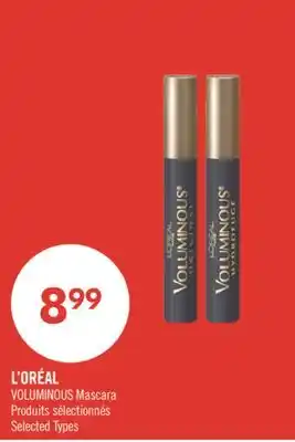 Pharmaprix L'ORÉAL VOLUMINOUS Mascara offer