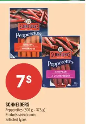 Pharmaprix SCHNEIDERS Pepperettes offer