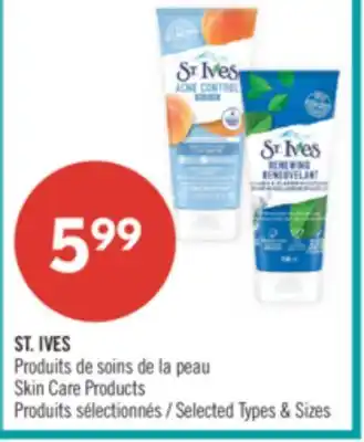 Pharmaprix ST. IVES Skin Care Products offer