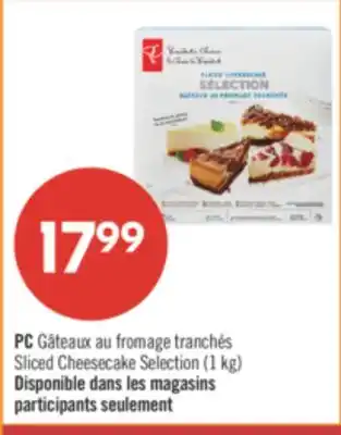 Pharmaprix PC Sliced Cheesecake offer