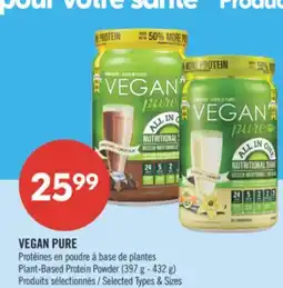 Pharmaprix VEGAN PURE PLANT-BASED PROTEIN POWDER offer