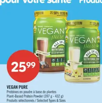 Pharmaprix VEGAN PURE PLANT-BASED PROTEIN POWDER offer