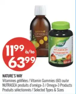 Pharmaprix NATURE'S WAY Vitamin Gummies (60) or NUTRASEA Omega-3 Products offer