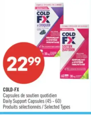 Pharmaprix COLD-FX Daily Support Capsules offer