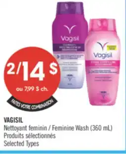 Pharmaprix VAGISIL Feminine Wash offer