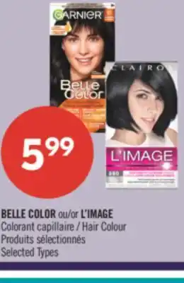 Pharmaprix BELLE COLOR or L'IMAGE Hair Colour offer