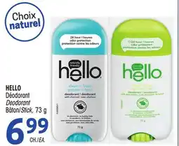 Uniprix HELLO Déodorant/Deodorant Bâton/Stick offer