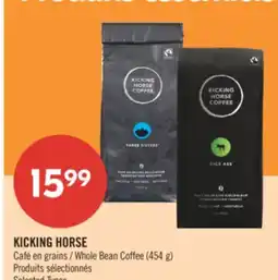 Pharmaprix KICKING HORSE Whole Bean Coffee offer