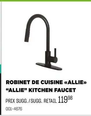 BMR Robinet de cuisine allie kitchen faucet offer