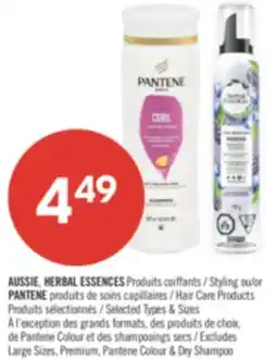 Pharmaprix AUSSIE HERBAL ESSENCES Styling or PANTENE Hair Care Products offer