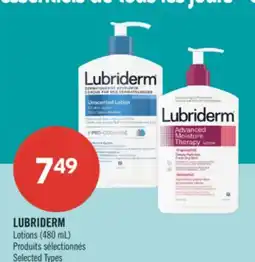 Pharmaprix LUBRIDERM Lotions offer