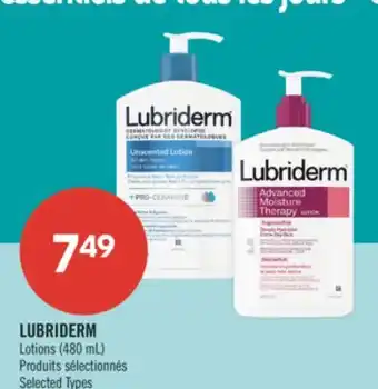 Pharmaprix LUBRIDERM Lotions offer