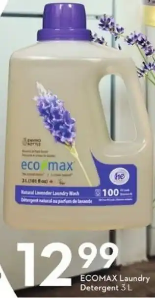 Sobeys ECOMAX Laundry Detergent offer