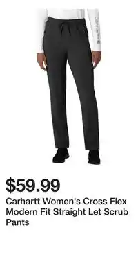 Mark's Carhartt Women's Cross Flex Modern Fit Straight Let Scrub Pants offer