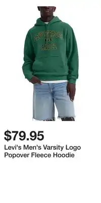 Mark's Levi's Men's Varsity Logo Popover Fleece Hoodie offer