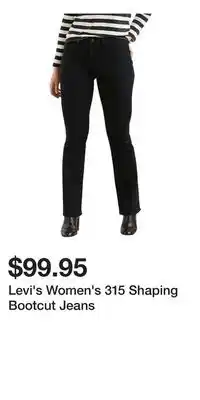 Mark's Levi's Women's 315 Shaping Bootcut Jeans offer