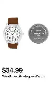 Mark's WindRiver Analogue Watch offer