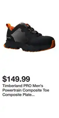 Mark's Timberland PRO Men's Powertrain Composite Toe Composite Plate Safety Shoes offer