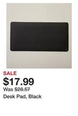 Chapters Indigo Desk Pad, Black offer