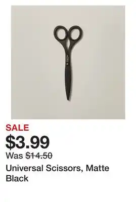 Chapters Indigo Universal Scissors, Matte Black offer