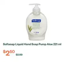 Voilà Softsoap Liquid Hand Soap Pump Aloe 221 ml offer