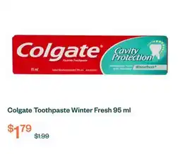 Voilà Colgate Toothpaste Winter Fresh 95 ml offer