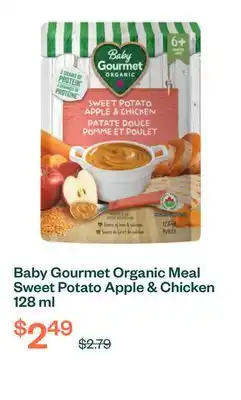 Voilà Baby Gourmet Organic Meal Sweet Potato Apple & Chicken 128 ml offer