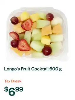 Voilà Longo's Fruit Cocktail 600 g offer