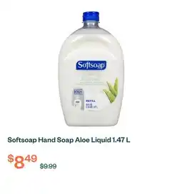 Voilà Softsoap Hand Soap Aloe Liquid 1.47 L offer