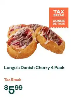 Voilà Longo's Danish Cherry 4 Pack offer