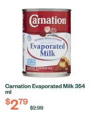 Voilà Carnation Evaporated Milk 354 ml offer