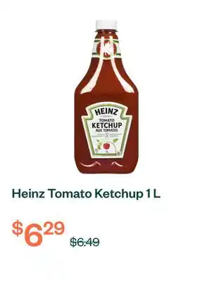 Voilà Heinz Tomato Ketchup 1 L offer