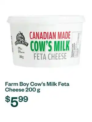 Voilà Farm Boy Cow's Milk Feta Cheese 200 g offer