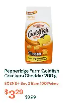 Voilà Pepperidge Farm Goldfish Crackers Cheddar 200 g offer