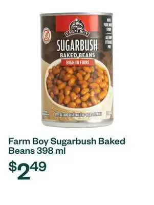 Voilà Farm Boy Sugarbush Baked Beans 398 ml offer