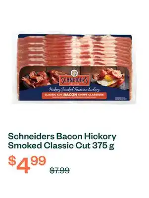 Voilà Schneiders Bacon Hickory Smoked Classic Cut 375 g offer