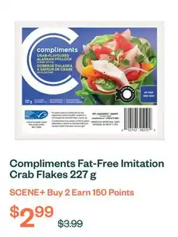 Voilà Compliments Fat-Free Imitation Crab Flakes 227 g offer